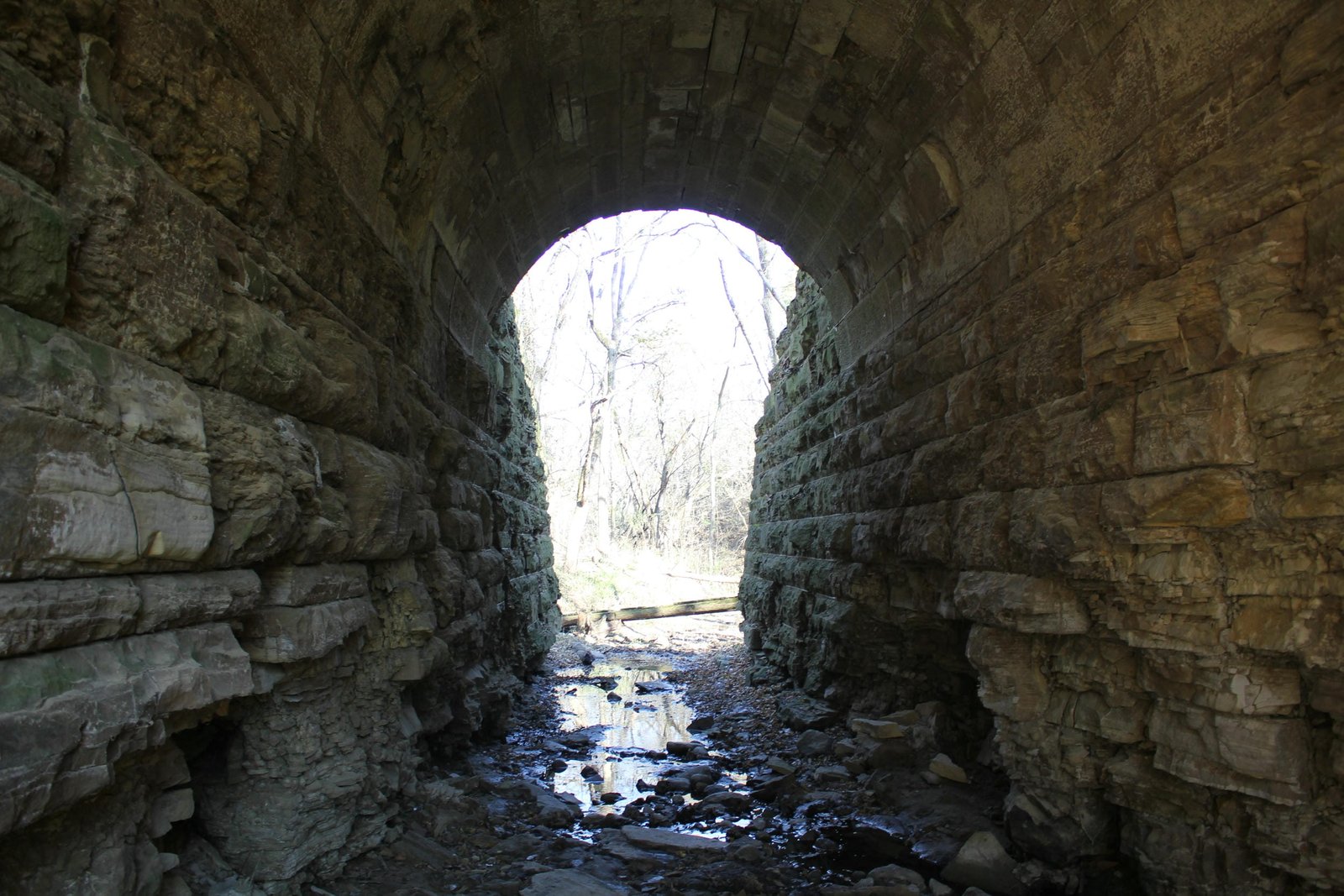 Inside arch